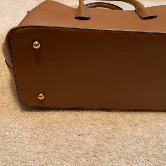 Studio Collection by Straw Studios NWT Cognac Bag - Picture 5 of 14